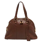 Brown Leather Yves Saint Laurent Shoulder Bag