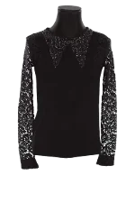 Black Viscose Sonia Rykiel Top