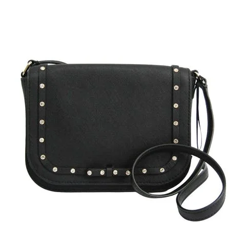 Black Leather Kate Spade Shoulder Bag