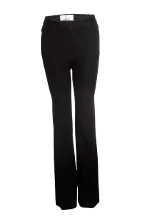 Black Cotton FRAME Pants