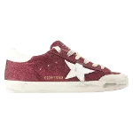 Burgundy Leather Golden Goose Sneakers