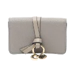 Grey Leather Chloé Wallet