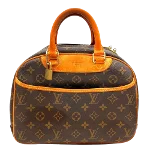 Brown Canvas Louis Vuitton Trouville