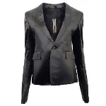 Black Polyester Rick Owens Blazer