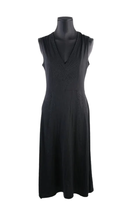 Black Linen Kenzo Dress