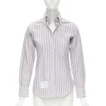 Grey Cotton Thom Browne Shirt