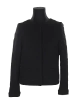 Black Cotton Des petits hauts Jacket