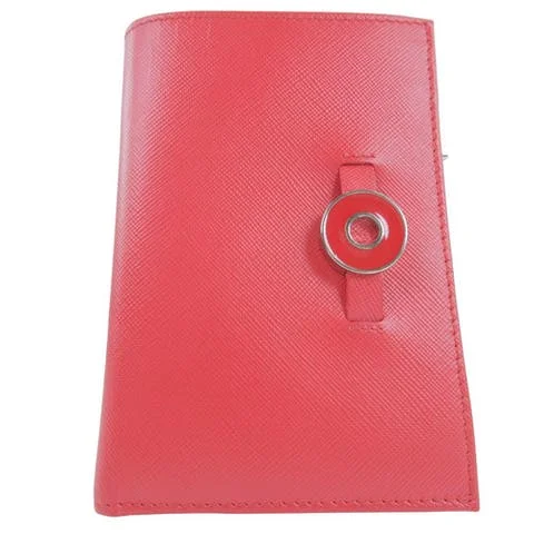 Red Leather Furla Wallet