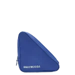 Blue Leather Balenciaga Clutch