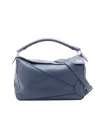 Blue Cotton Loewe Handbag