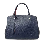 Navy Leather Louis Vuitton Montaigne