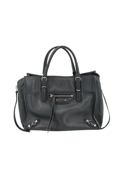 Black Fabric Balenciaga Handbag