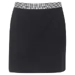 Black Wool Versace Skirt