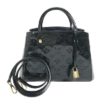 Black Fabric Louis Vuitton Handbag