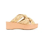 Beige Leather Dries Van Noten Sandals