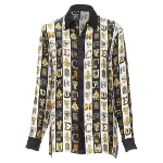 Multicolor Silk Versace Shirt