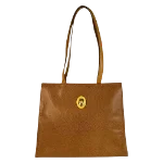 Brown Leather Dior Tote