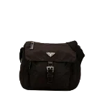 Brown Canvas Prada Tessuto