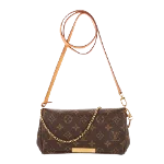 Brown Canvas Louis Vuitton Favorite