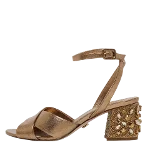 Metallic Leather Le Silla Sandal