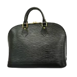 Black Fabric Louis Vuitton Alma