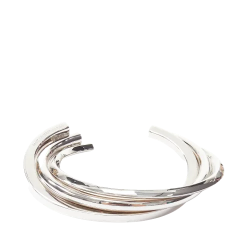 Silver Metal Saint Laurent Bracelet