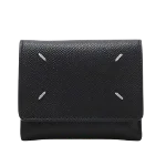 Black Leather Maison Margiela Wallet