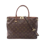 Brown Canvas Louis Vuitton Handbag