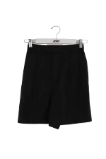 Black Wool Comme des Garçons Shorts