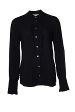 Black Fabric Lee Shirt