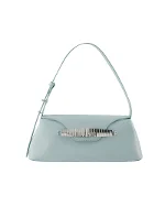 Blue Leather Elleme Handbag