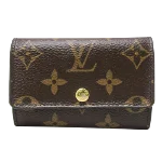 Brown Canvas Louis Vuitton Key Holder