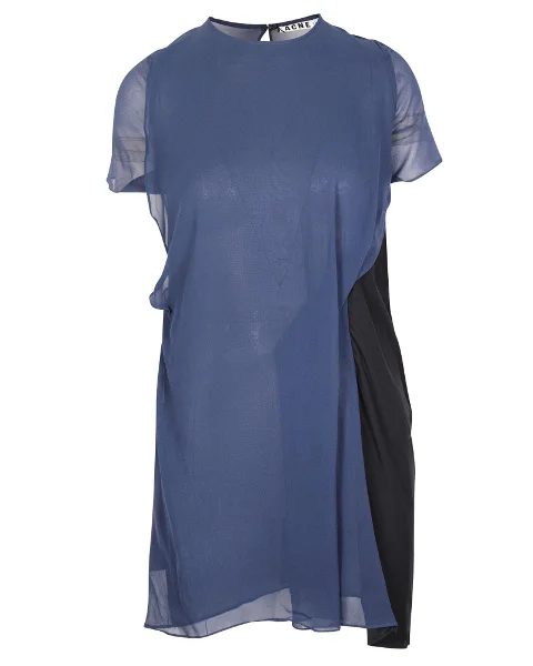 Blue Silk Acne Studios Dress