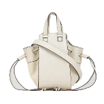 White Leather Loewe Handbag