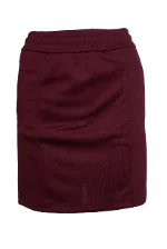 Red Cotton Golden Goose Skirt