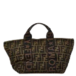 Brown Canvas Fendi Handbag