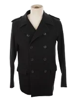 Black Wool Dior Coat