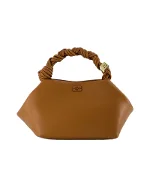 Brown Leather Ganni Crossbody Bag