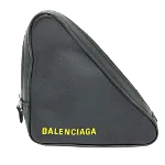 Black Leather Balenciaga Pouch