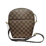 Brown Canvas Louis Vuitton Damier Ebene Ipanema