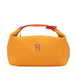 Yellow Canvas Hermès Handbag