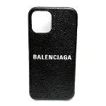 Black Leather Balenciaga Case