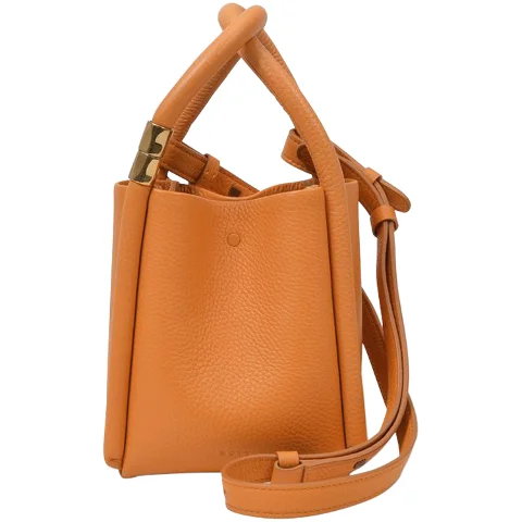 Orange Leather BOYY Handbag