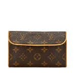 Brown Canvas Louis Vuitton Florentine Pochette