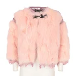 Pink Faux Fur Dolce & Gabbana Coat