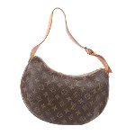 Brown Leather Louis Vuitton Croissant