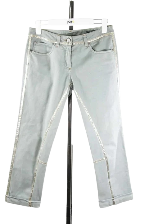 White Cotton Alexander McQueen Jeans