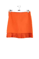 Orange Wool Courrèges Skirt