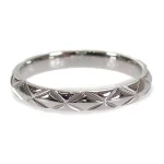 Silver Metal Chanel Ring