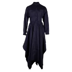 Navy Cotton Sportmax Dress